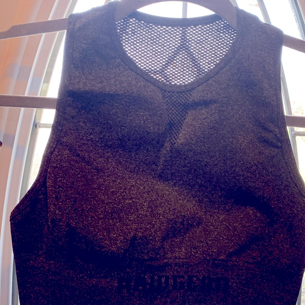 XSmall Crop Top Raw Gear Black Heather Women’s